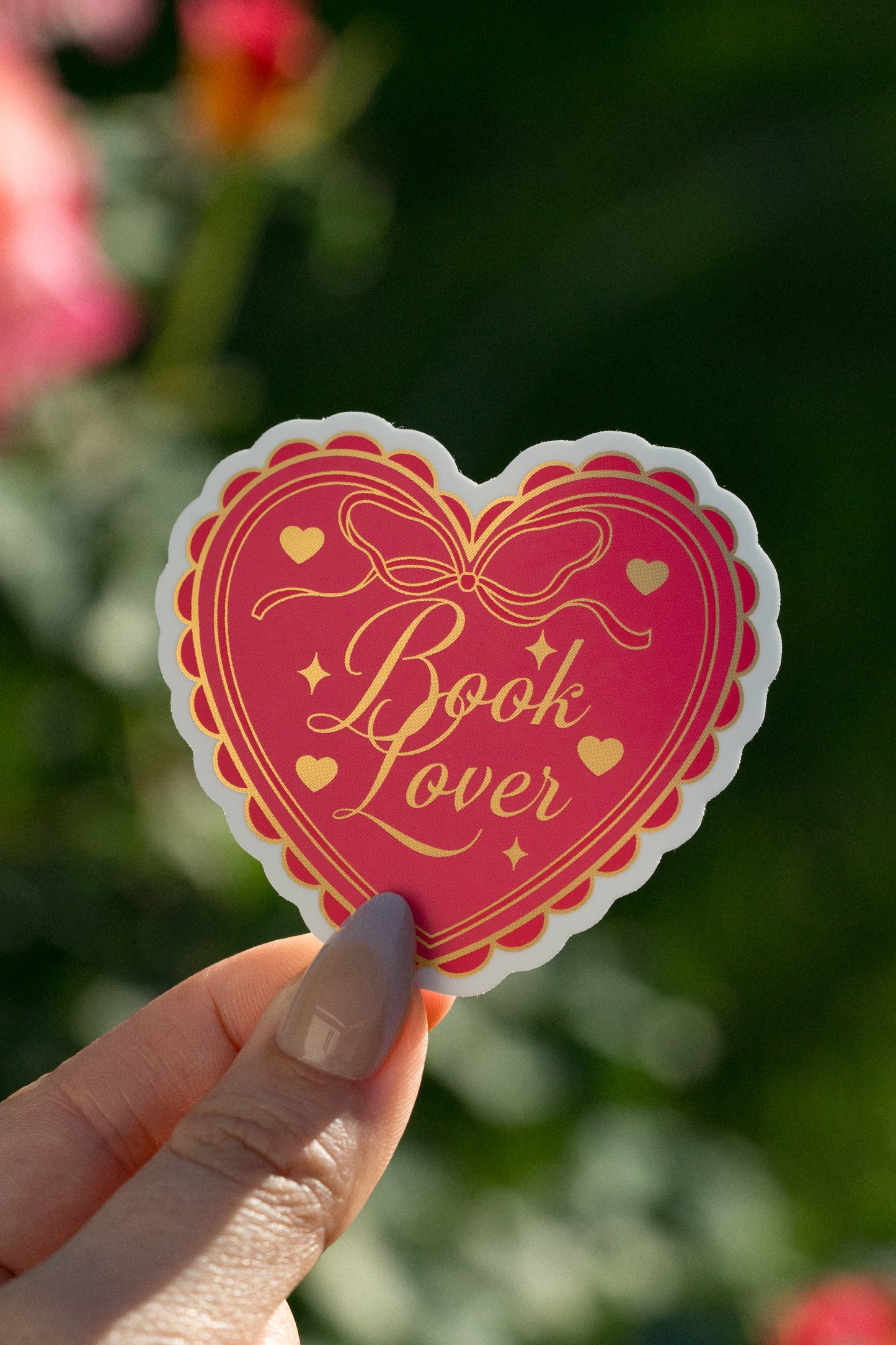Book Lover Vinyl Sticker