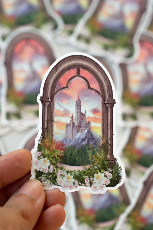 The Queen's Castle Vinyl Sticker