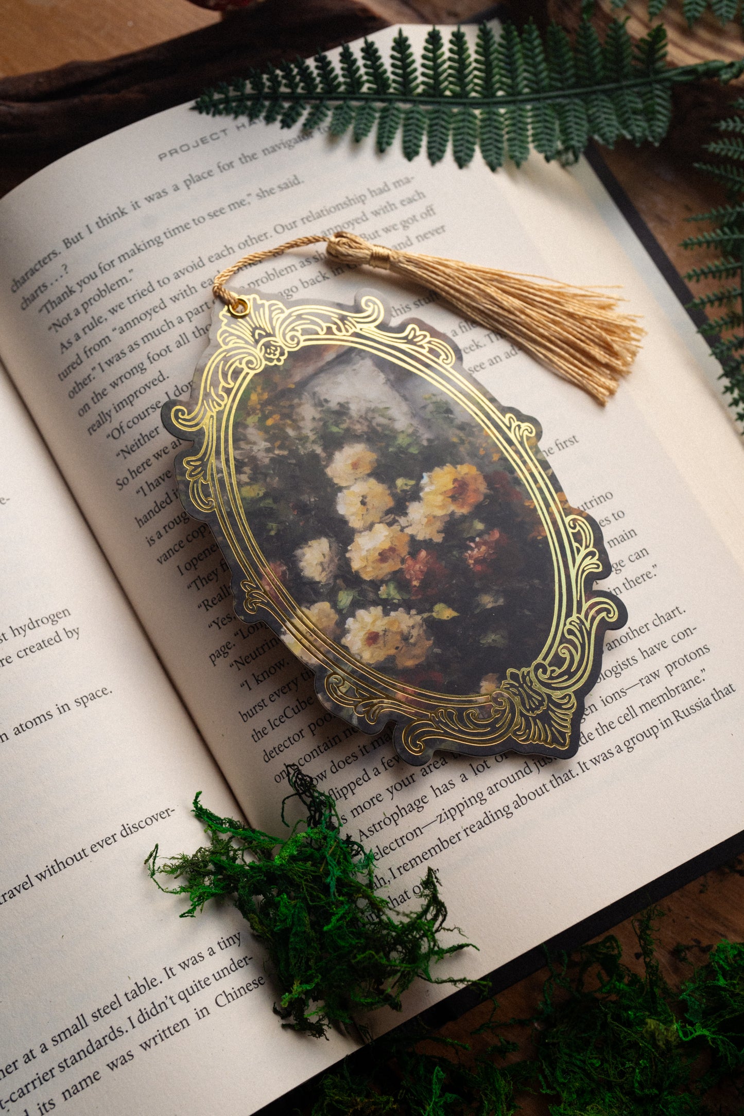 The Gilded Garden Foil Bookmark: Portals to Realms Collection
