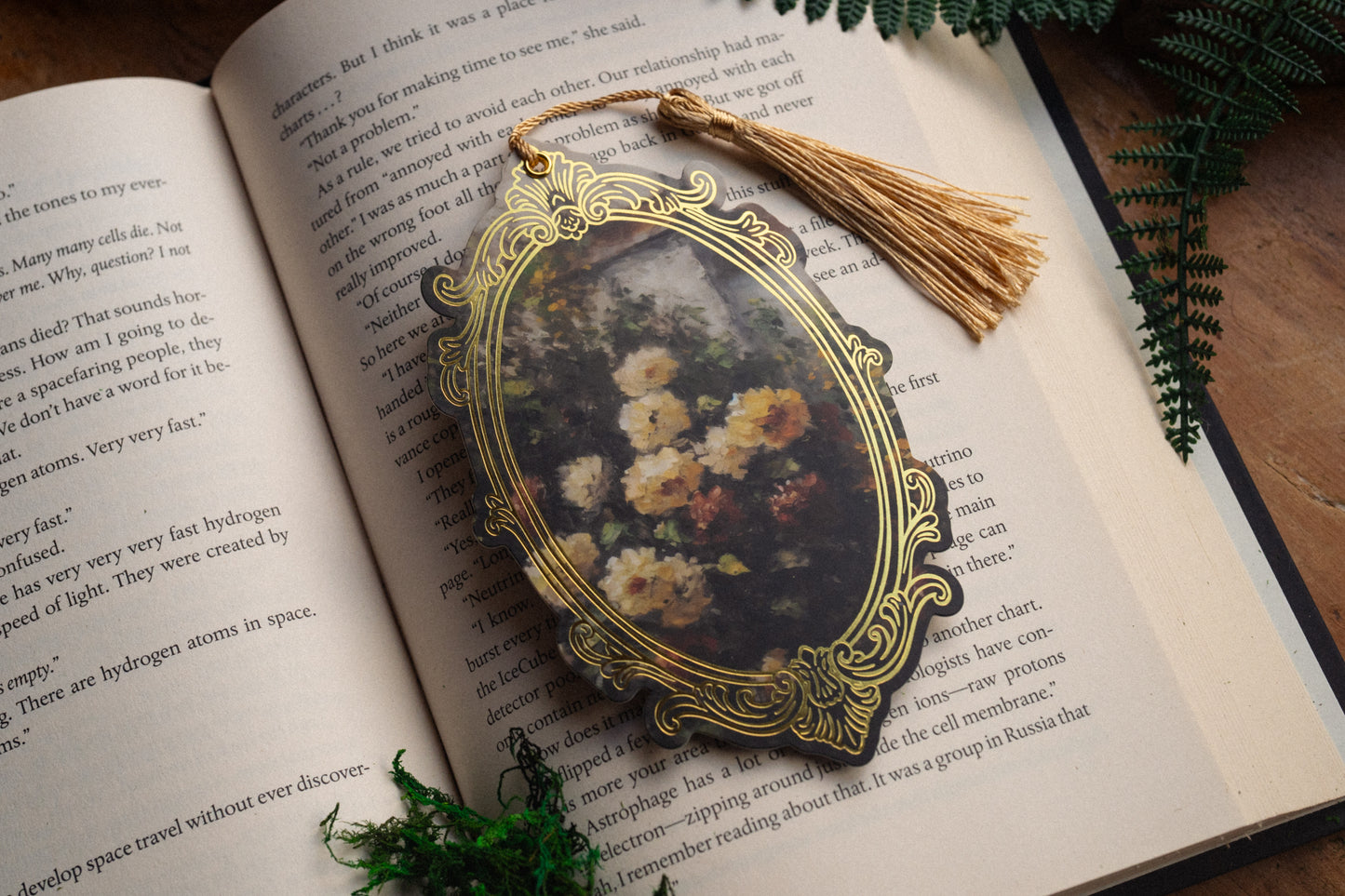 The Gilded Garden Foil Bookmark: Portals to Realms Collection