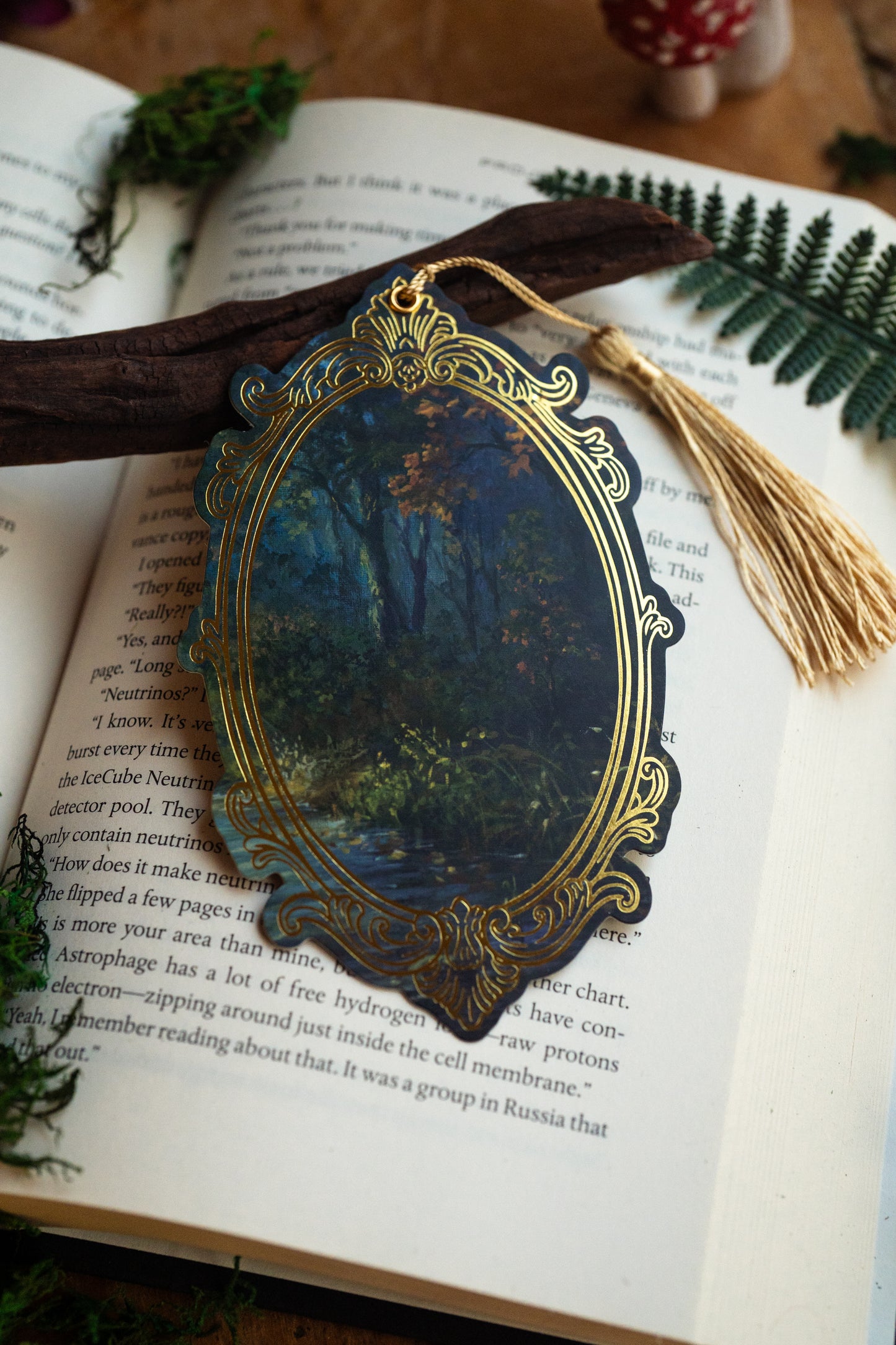 The Shadowed Grove Foil Bookmark: Portals to Realms Collection