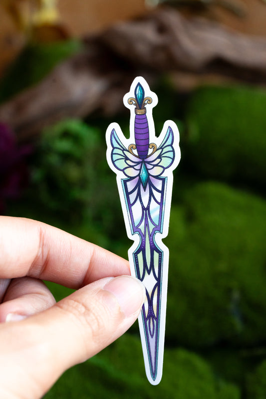 Faerie Blade Vinyl Sticker