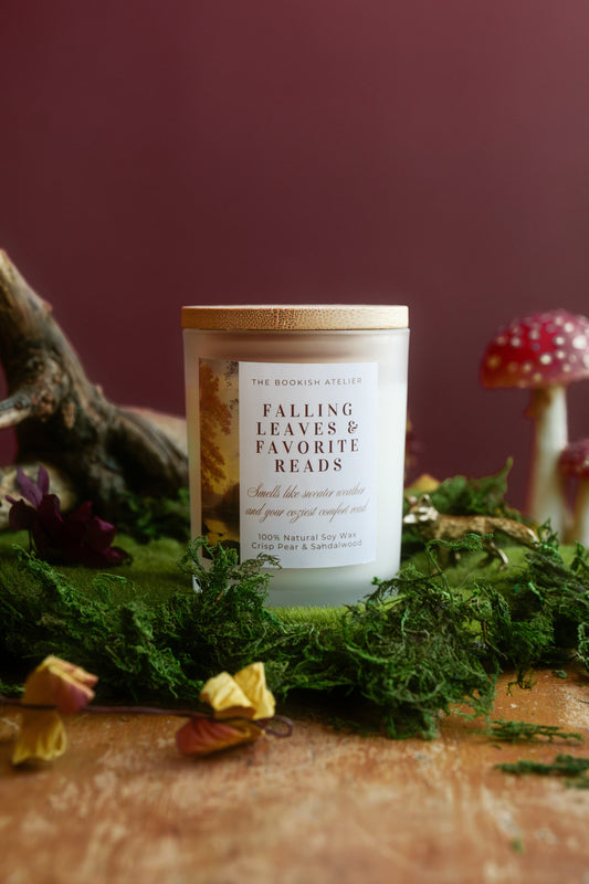 Falling Leaves and Favorite Reads Candle