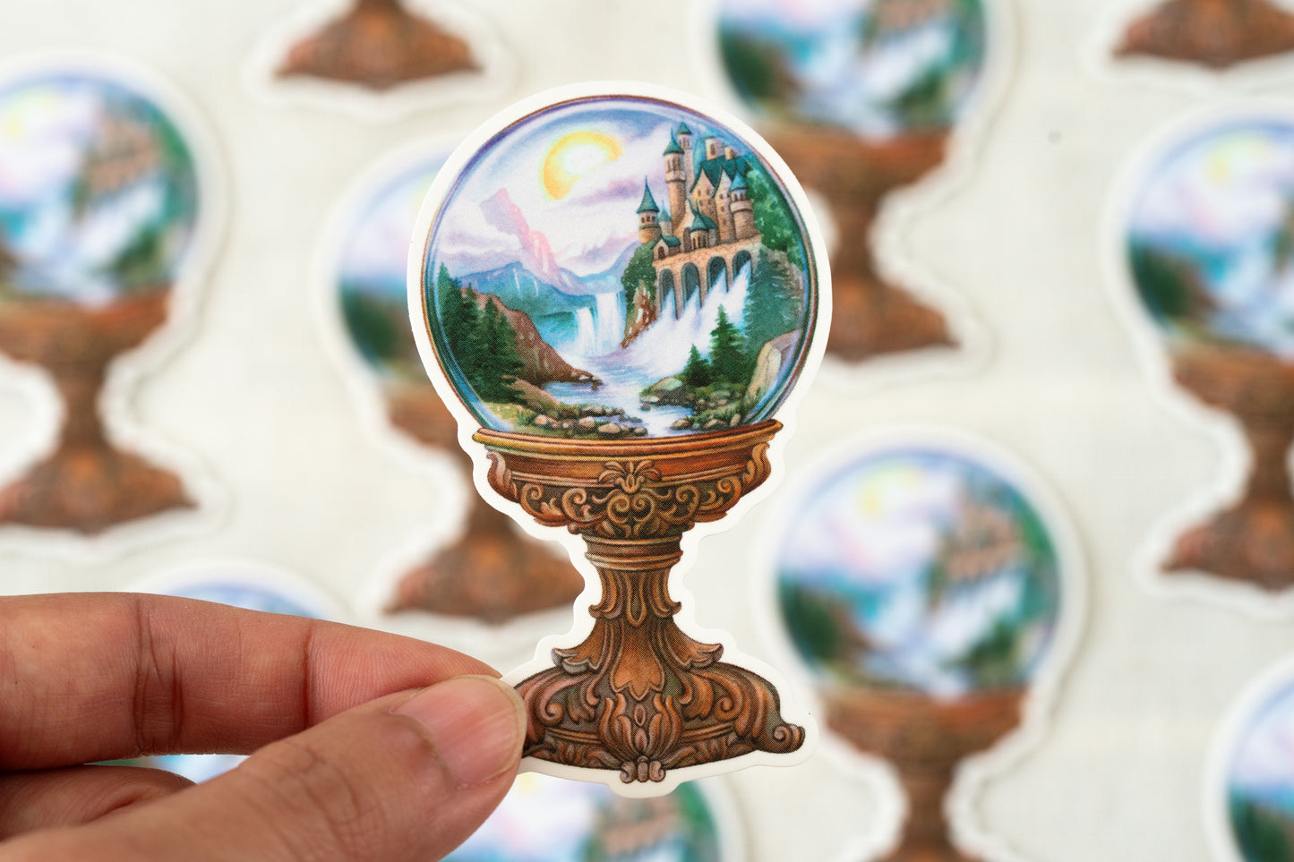 Fantasy Castle Vinyl Sticker