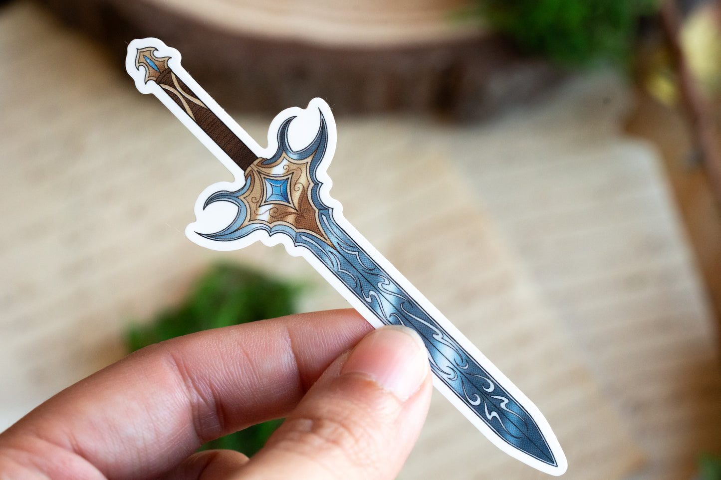 Fantasy Sword Vinyl Sticker