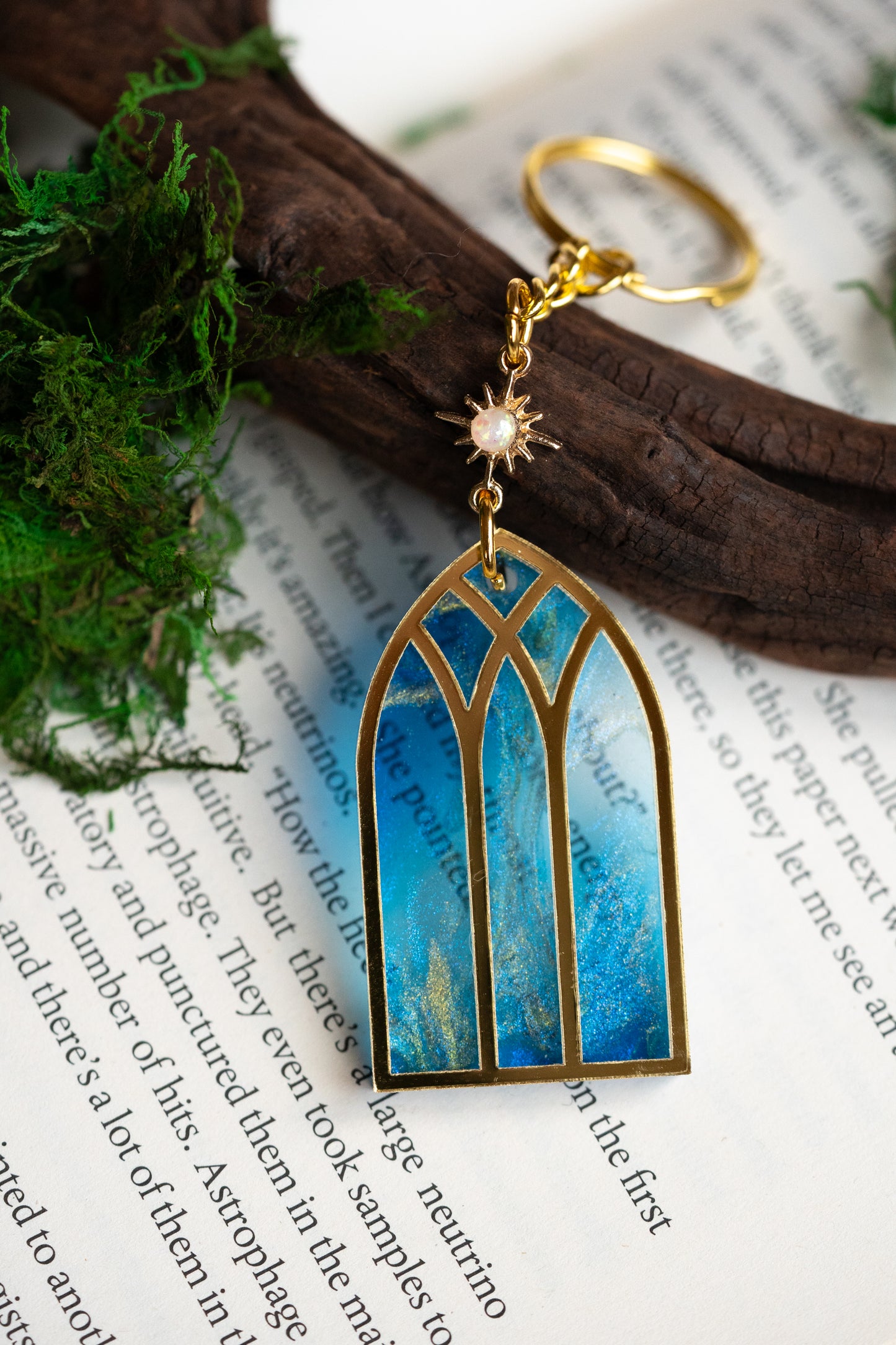 Gothic Window Keychain