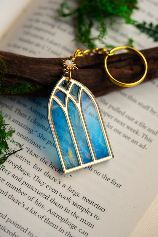 Gothic Window Keychain