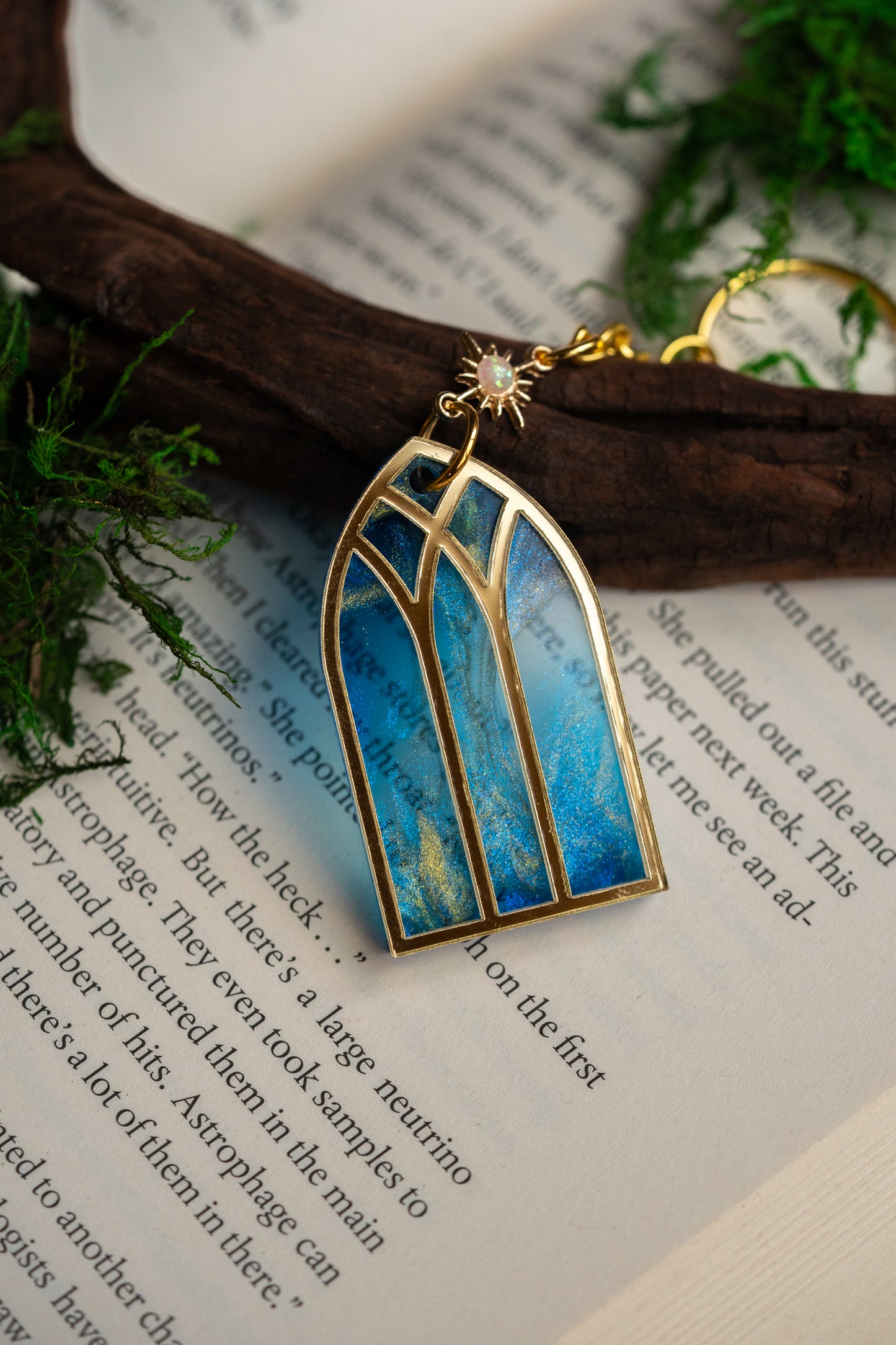 Gothic Window Keychain