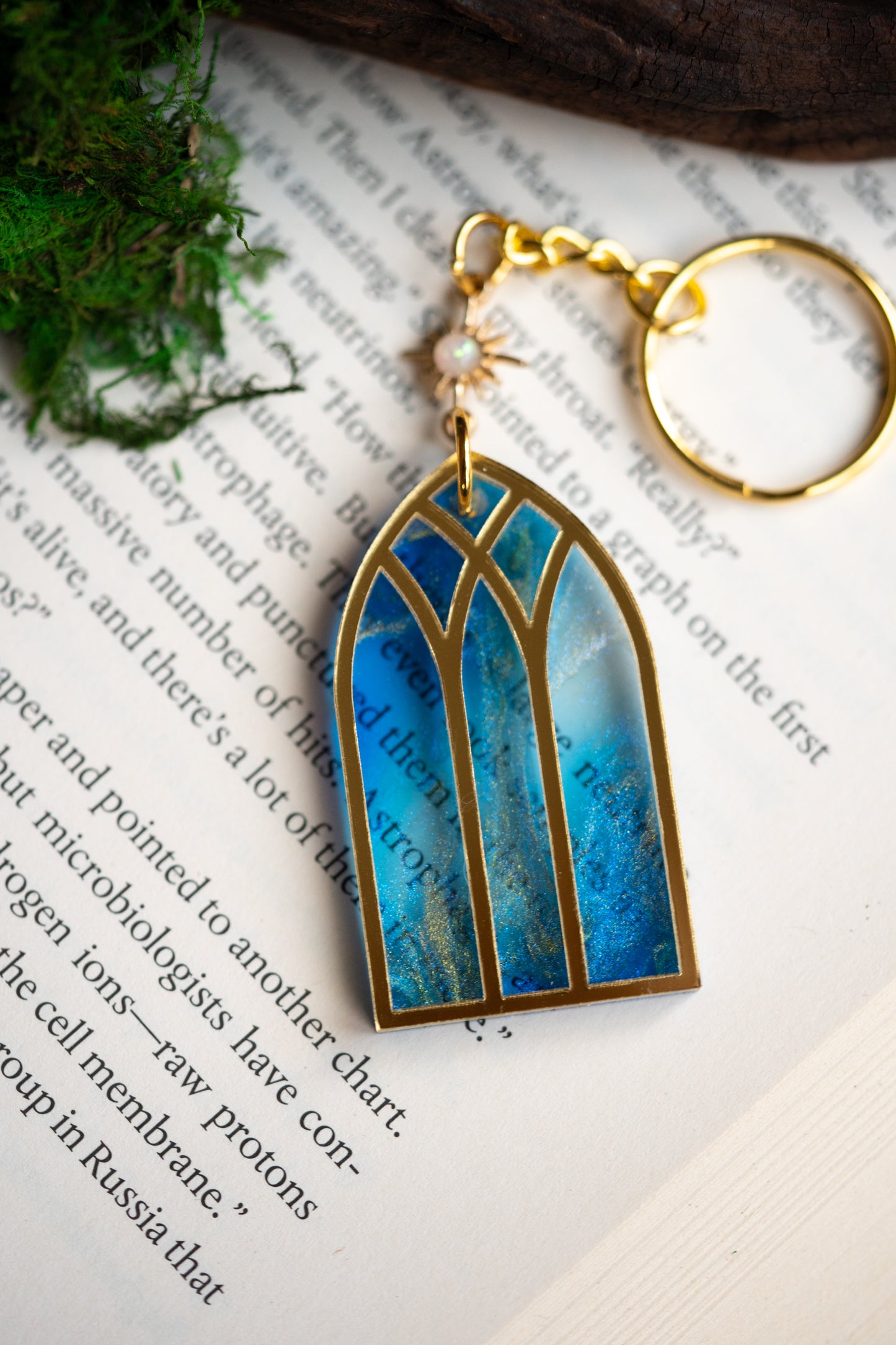Gothic Window Keychain