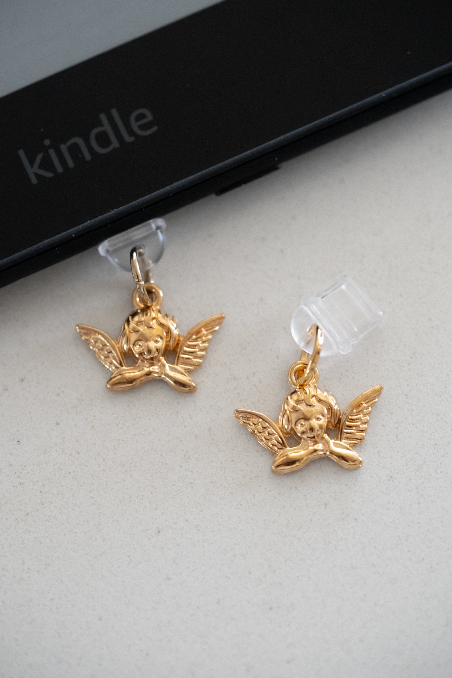 Gilded Angel Kindle Dust Plug Charm