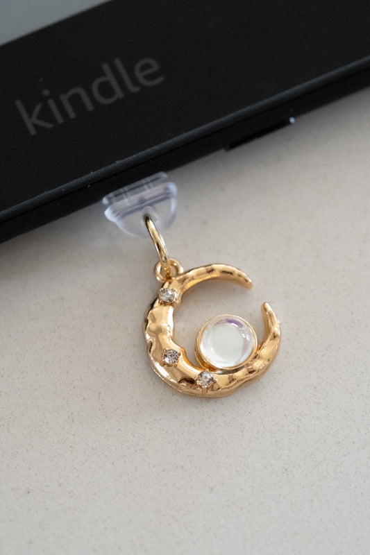 Dreamer's Moon Kindle Dust Plug Charm