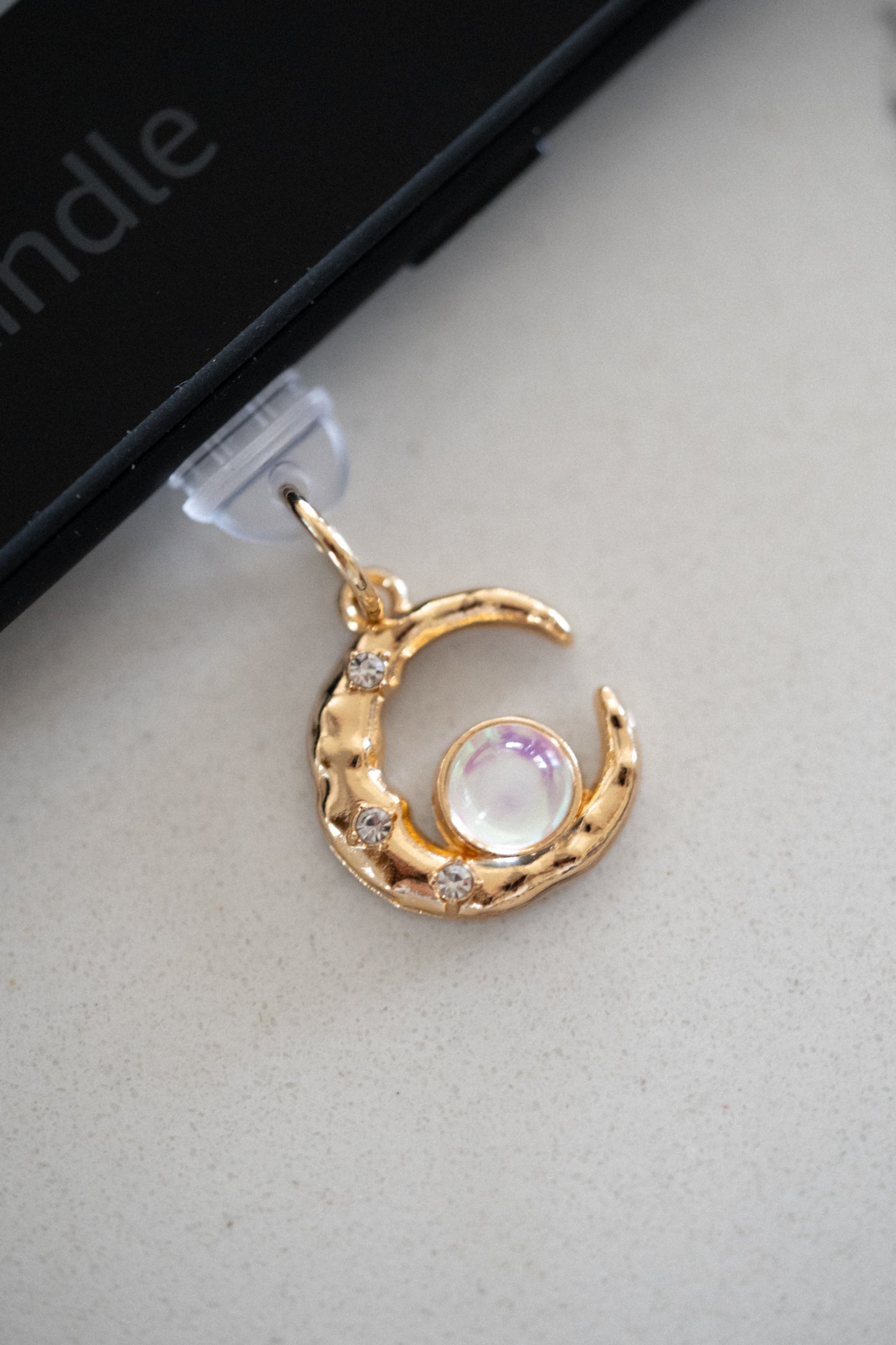 Dreamer's Moon Kindle Dust Plug Charm