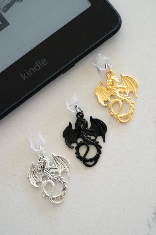 Dragon Kindle Dust Plug Charm