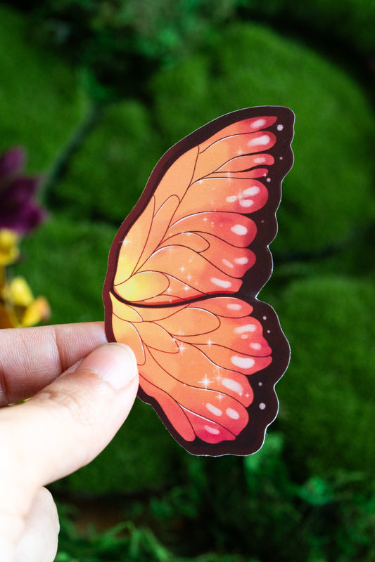 Monarch Glimmer Vinyl Sticker