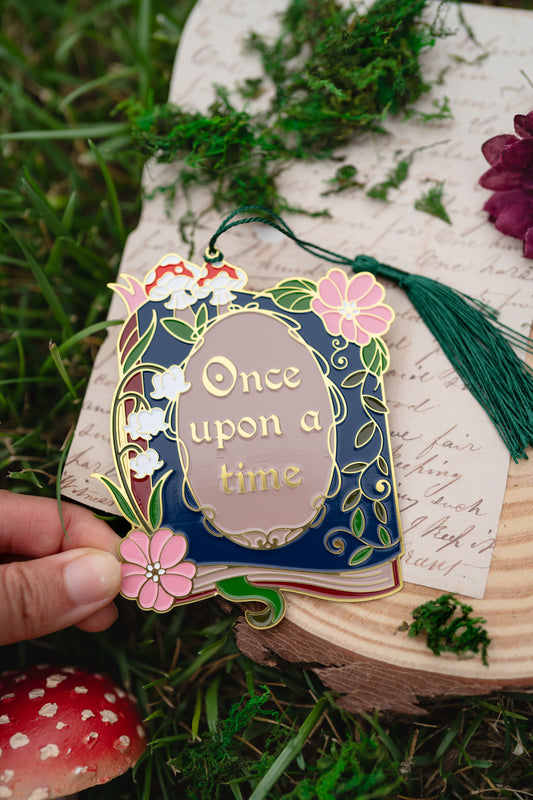 Once Upon a Time Metal Bookmark