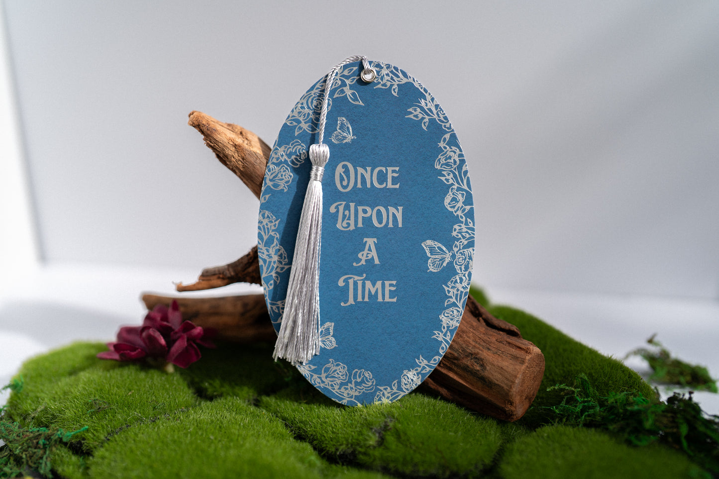 Blue Once Upon a Time Foil Bookmark