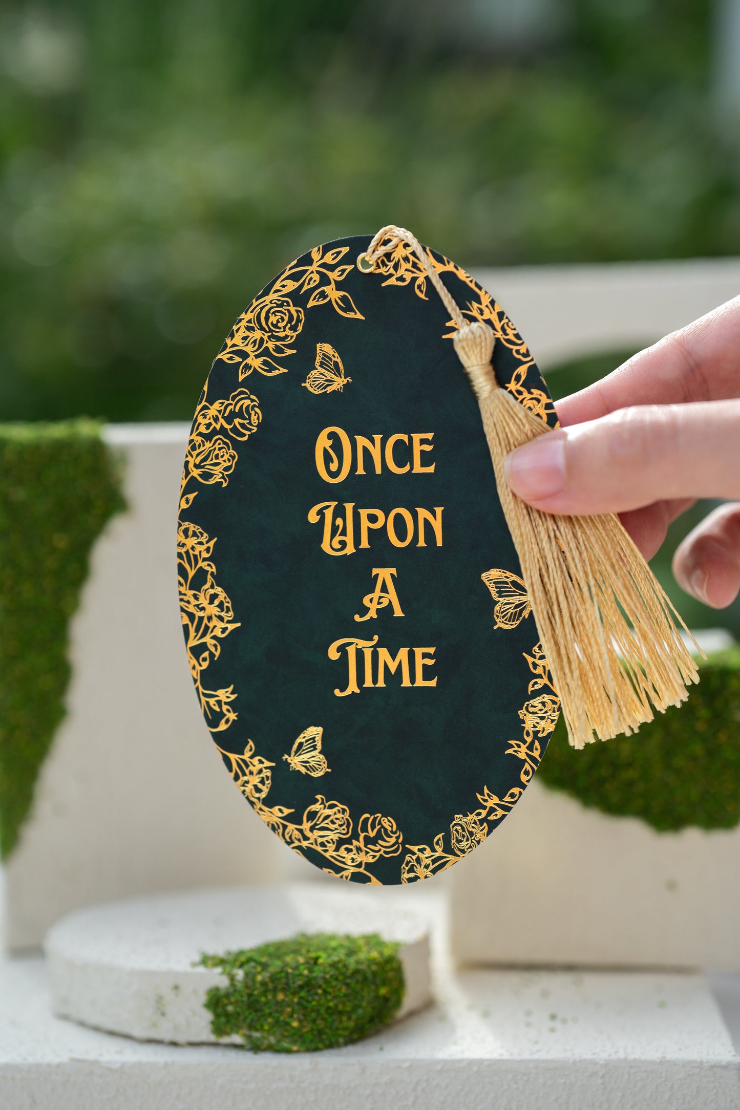 Emerald Once Upon a Time Foil Bookmark