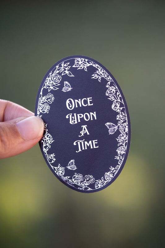 Purple Once Upon a Time Vinyl Sticker