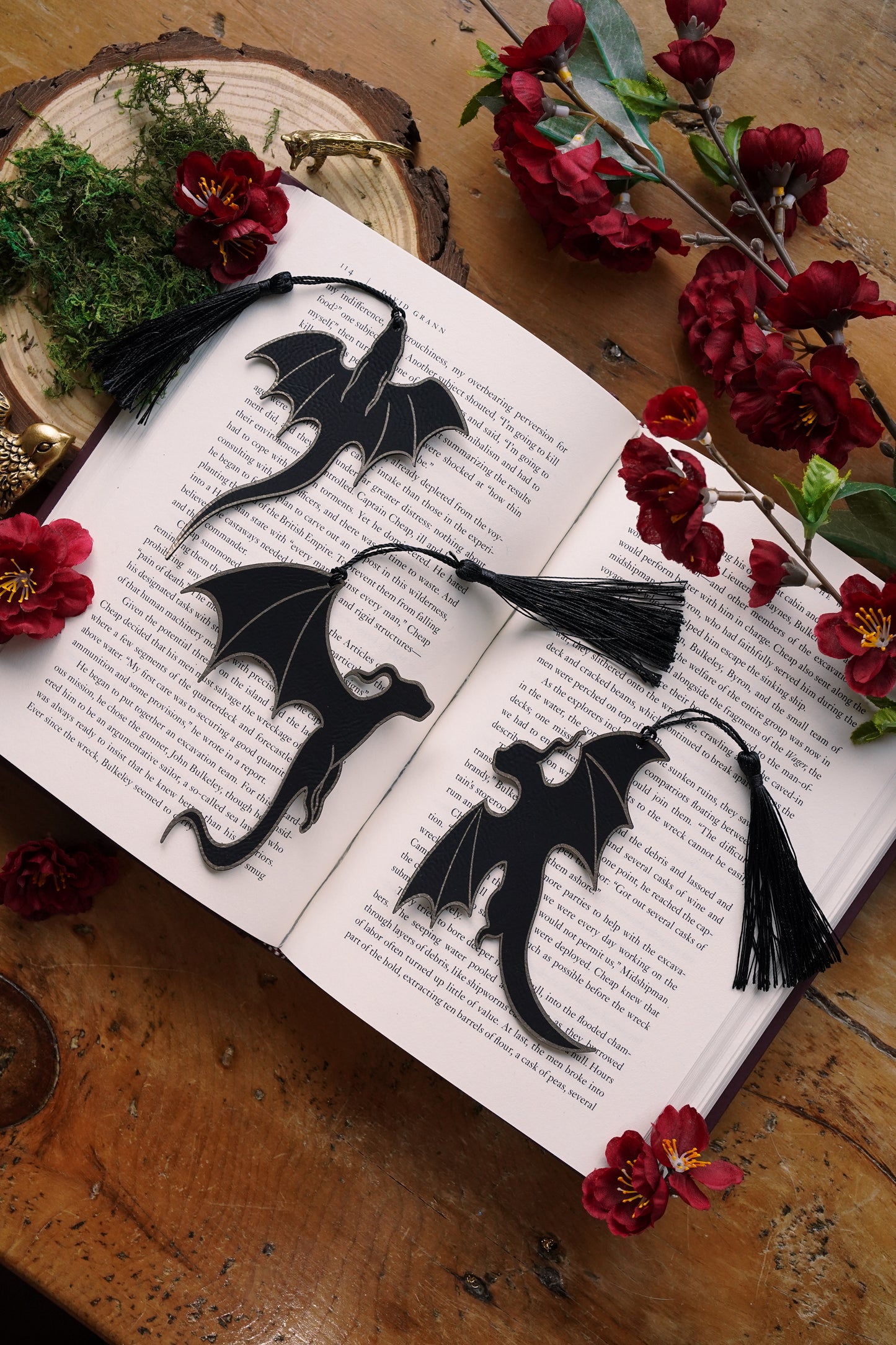 Playful Dragon Hatchling Bookmark Set