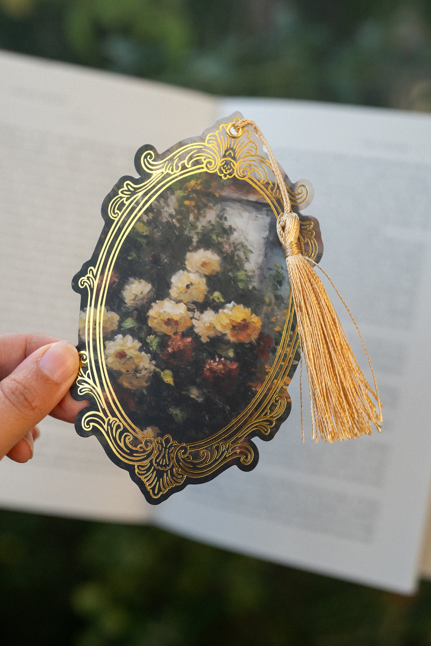 The Gilded Garden Foil Bookmark: Portals to Realms Collection