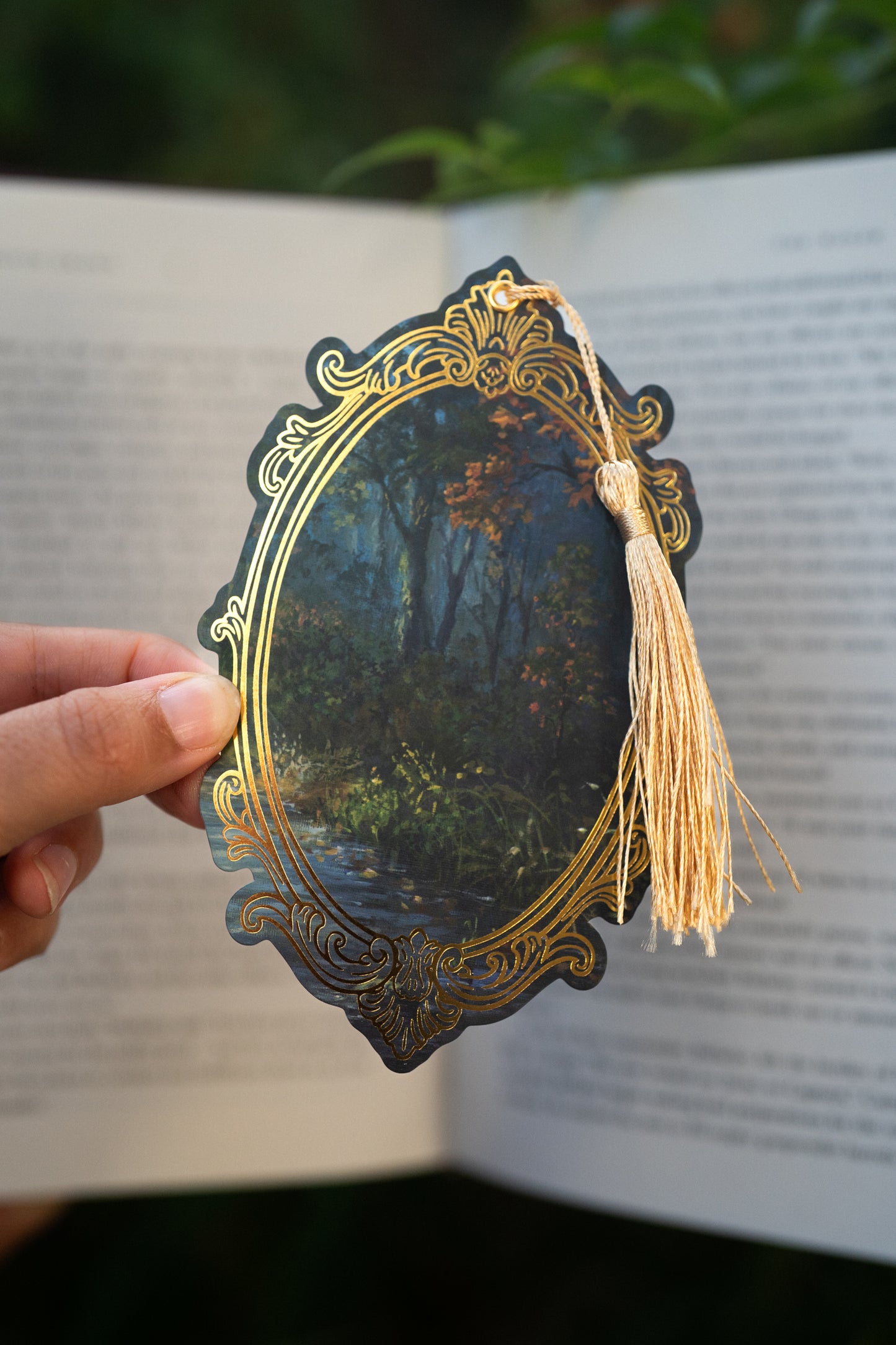 The Shadowed Grove Foil Bookmark: Portals to Realms Collection