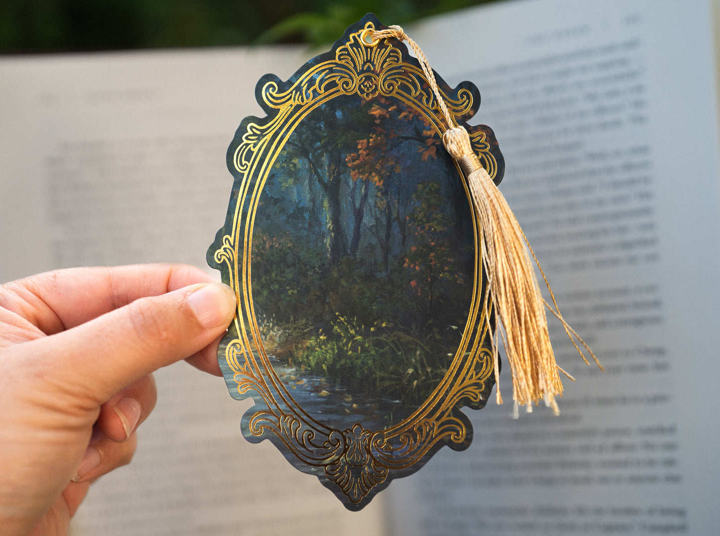 The Shadowed Grove Foil Bookmark: Portals to Realms Collection