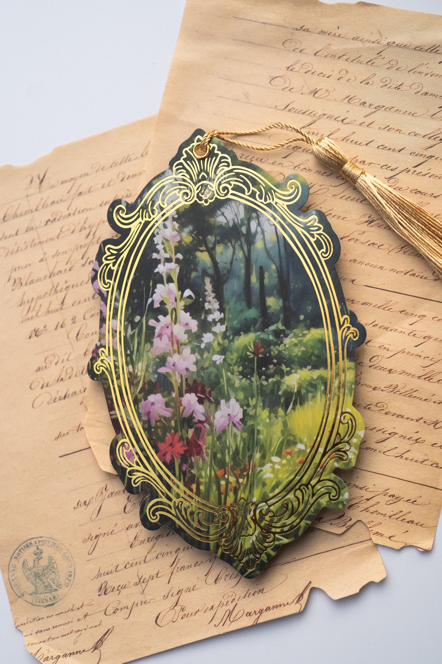 The Wildflower Grove Foil Bookmark: Portals to Realms Collection