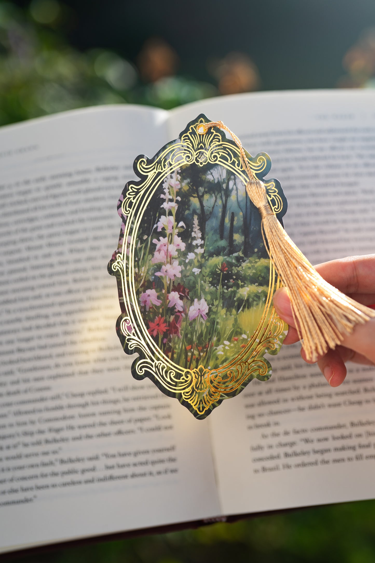 The Wildflower Grove Foil Bookmark: Portals to Realms Collection