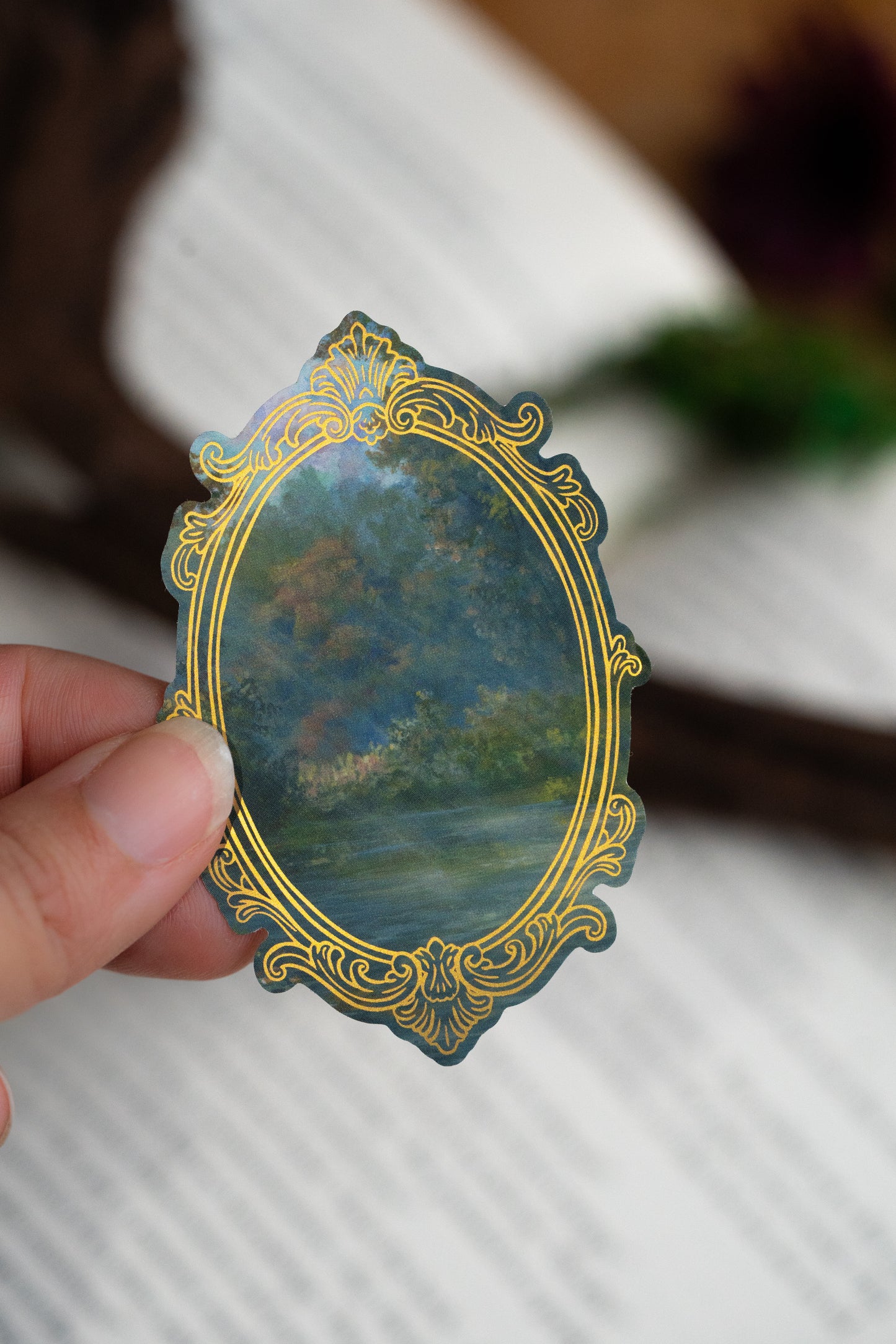 The Dreamlit Pond Sticker: Portals to Realms Collection