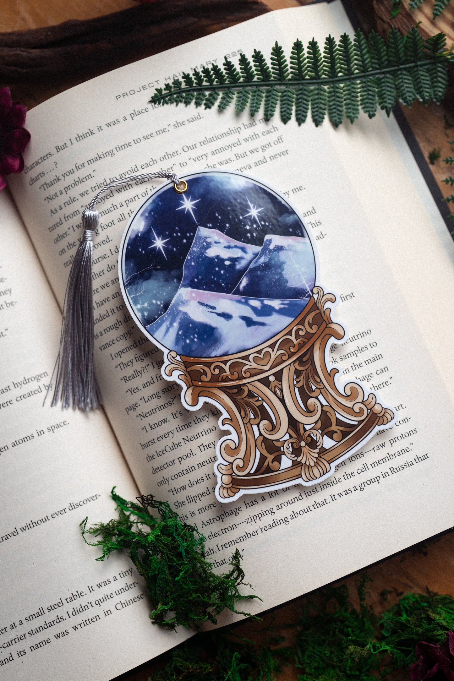 Starlit Mountains Bookmark