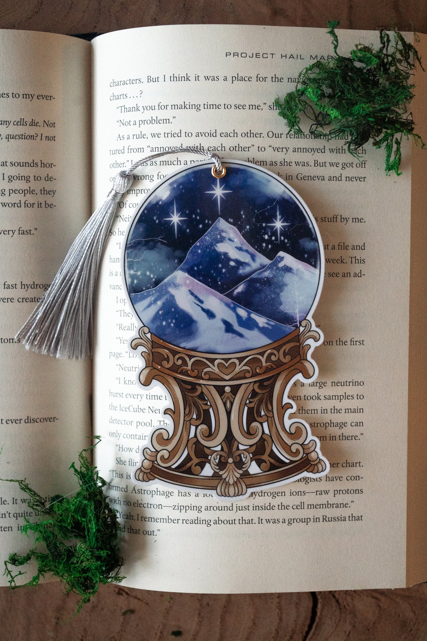 Starlit Mountains Bookmark