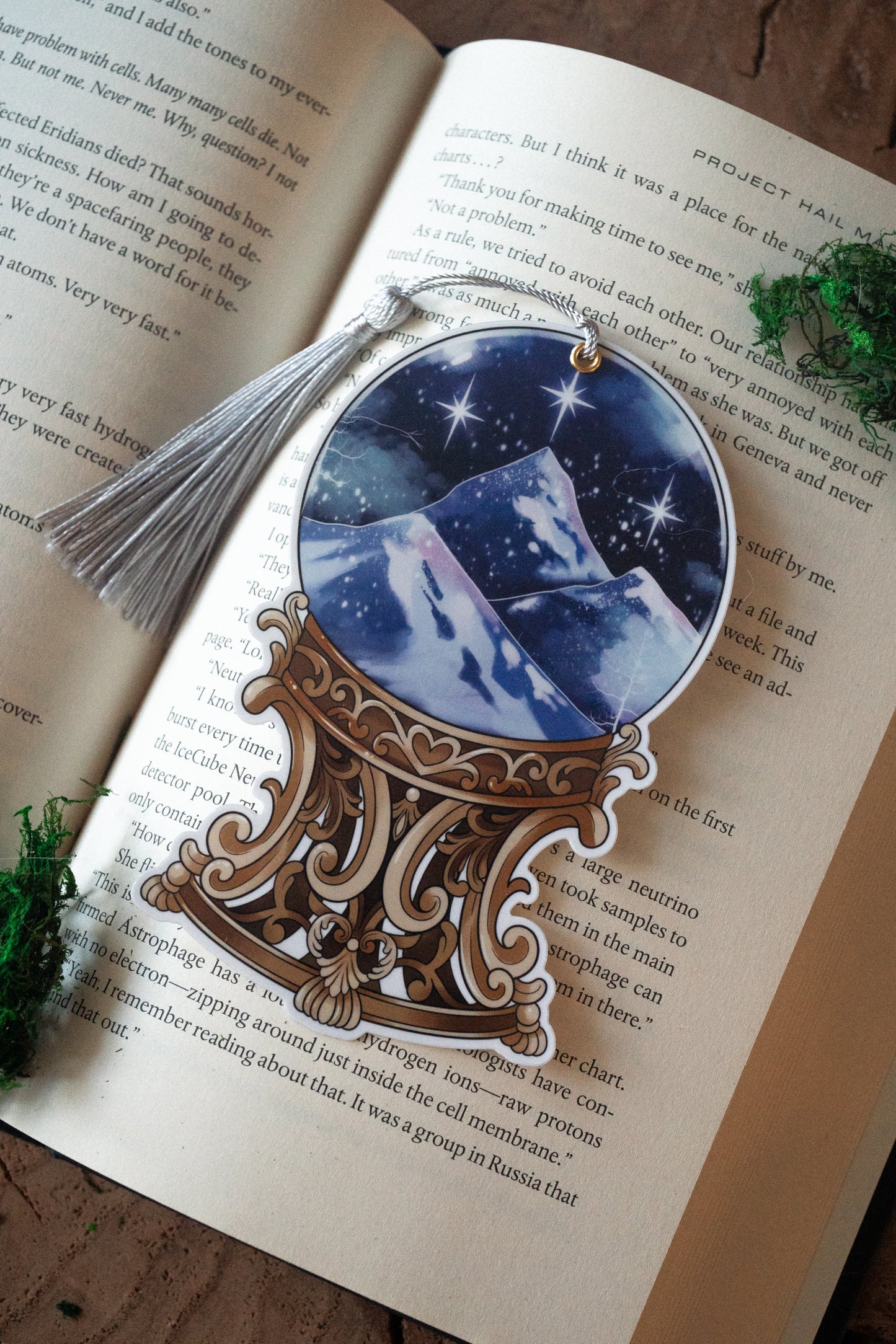 Starlit Mountains Bookmark