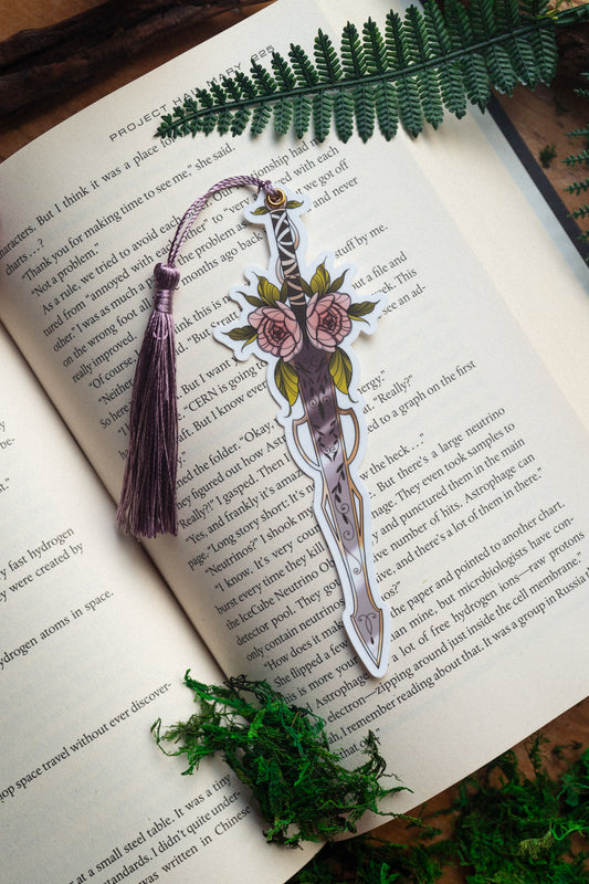 The Floral Blade Bookmark
