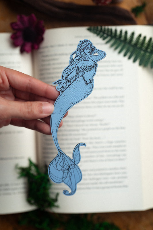 The Siren Faux Leather Bookmark