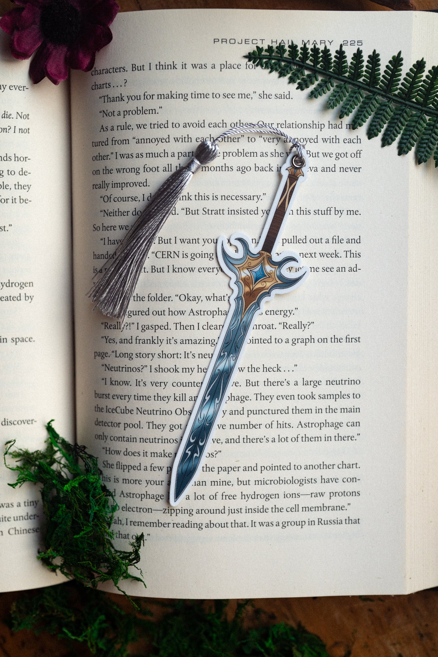 The Steel Blade Bookmark
