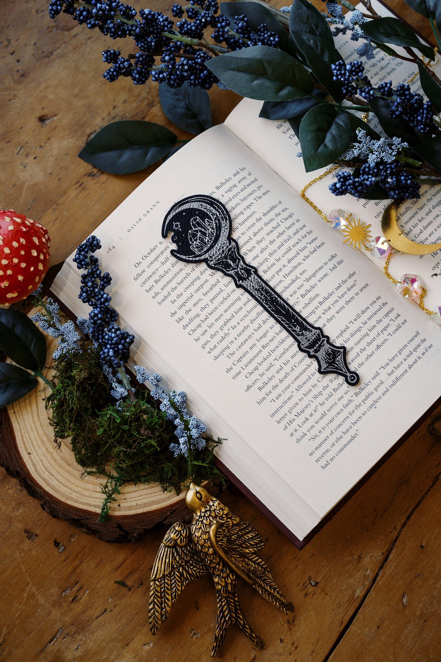 Wizard Crystal Staff Bookmark