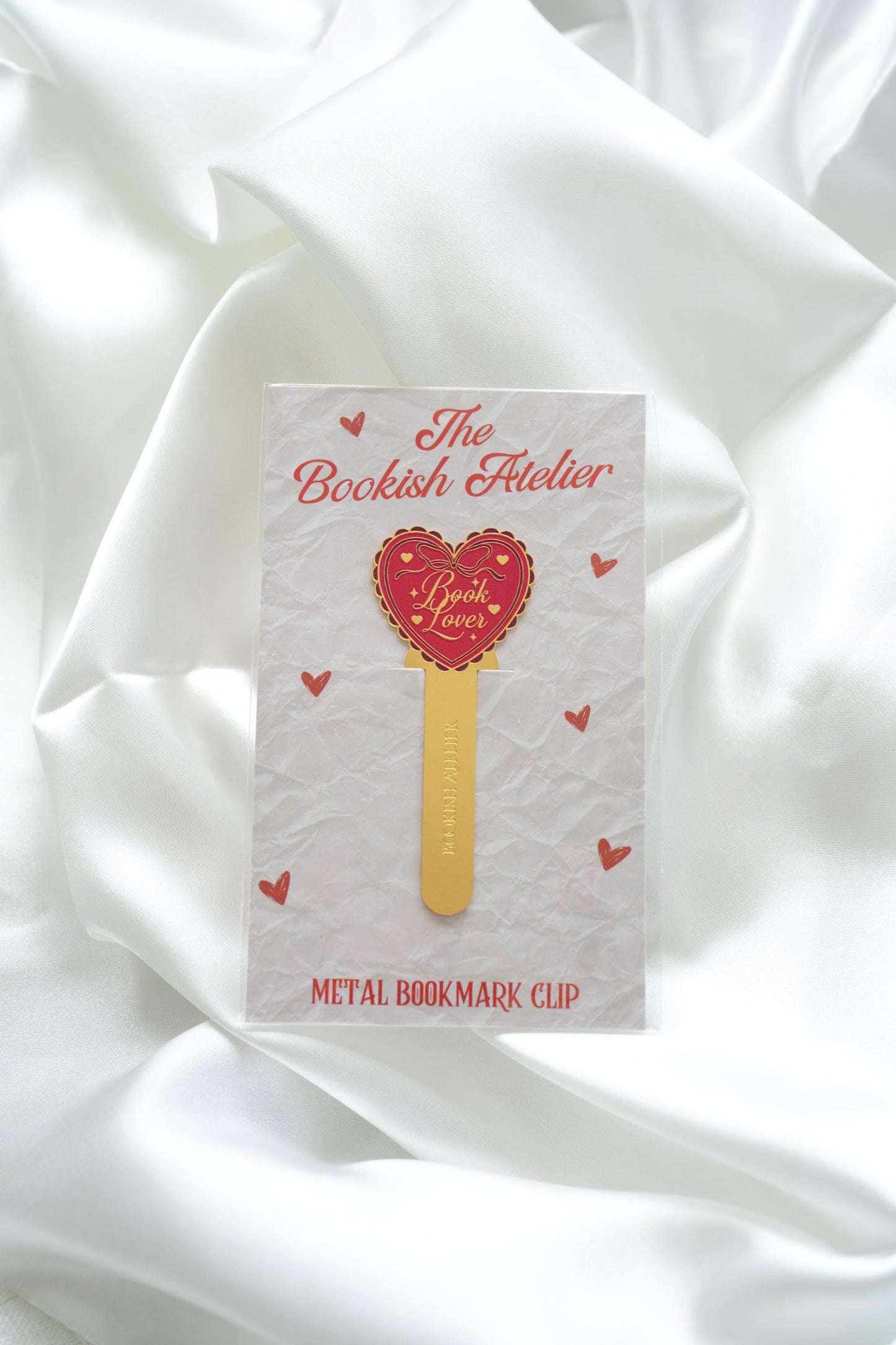 Book Lover Metal Bookmark Clip