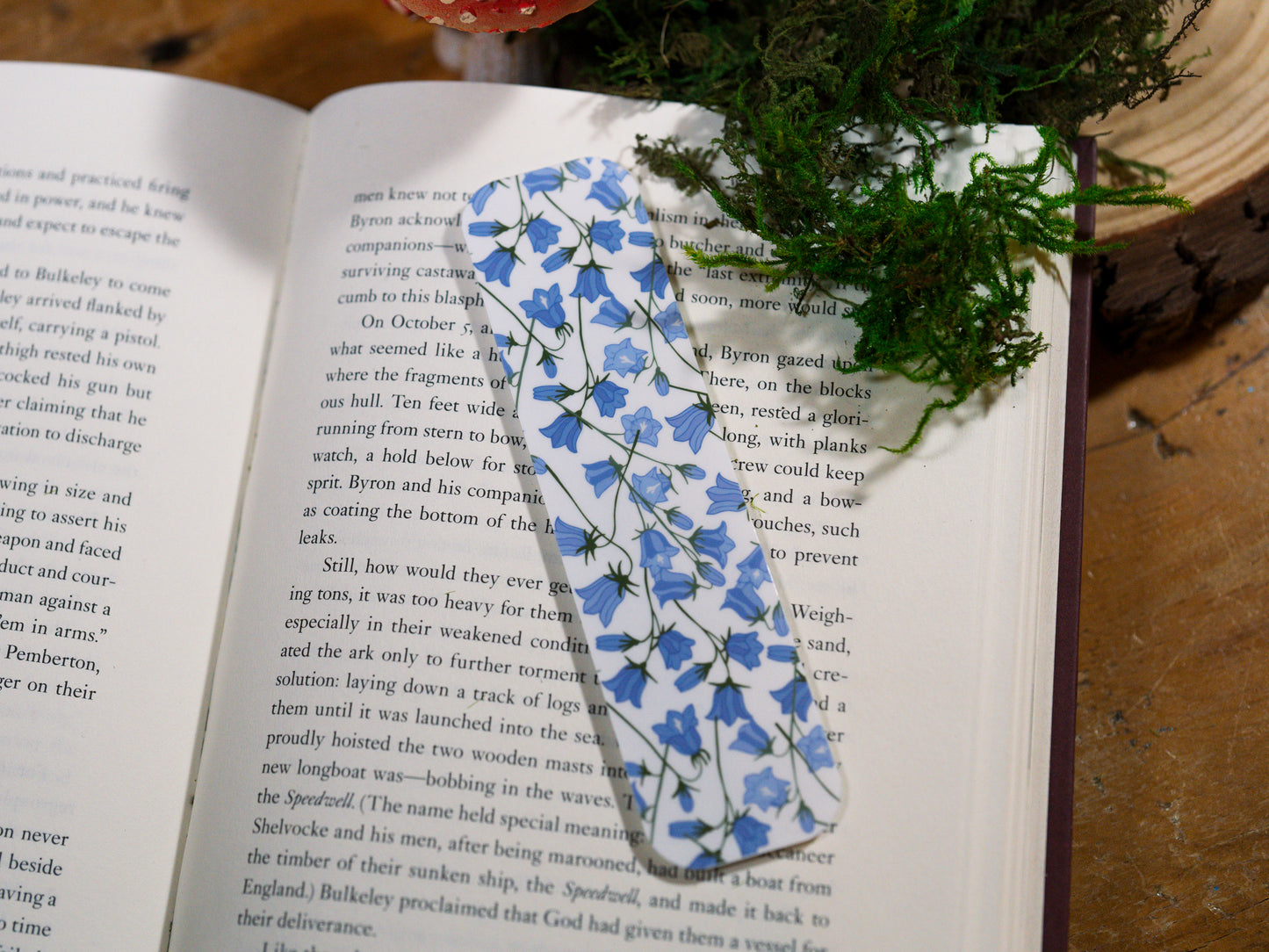 Bluebell Floral Bookmark