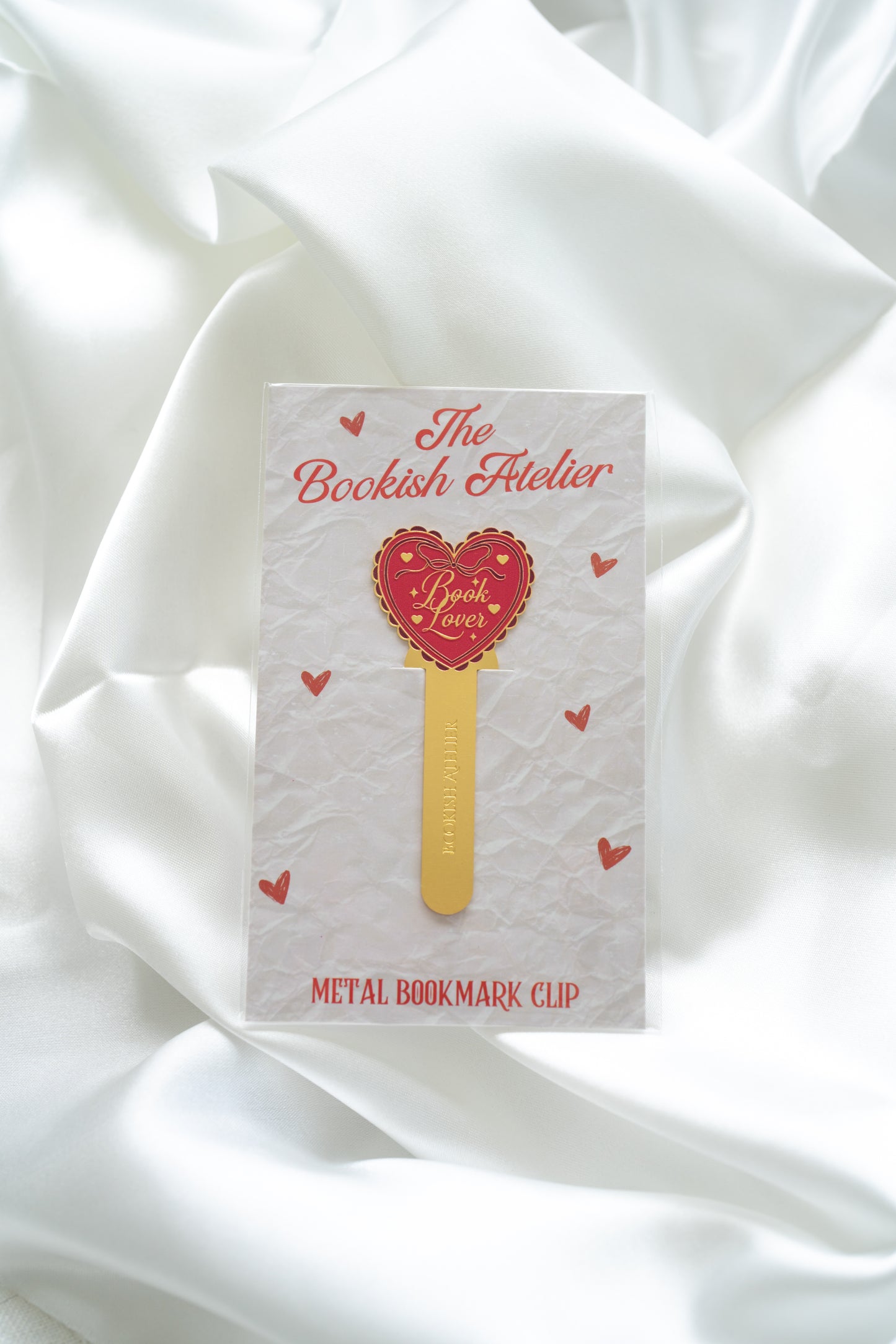Book Lover Metal Bookmark Clip