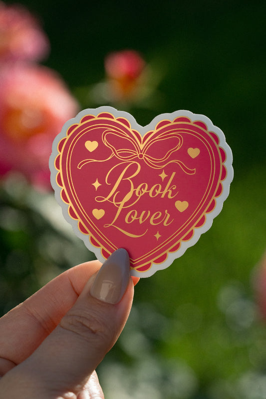 Book Lover Vinyl Sticker