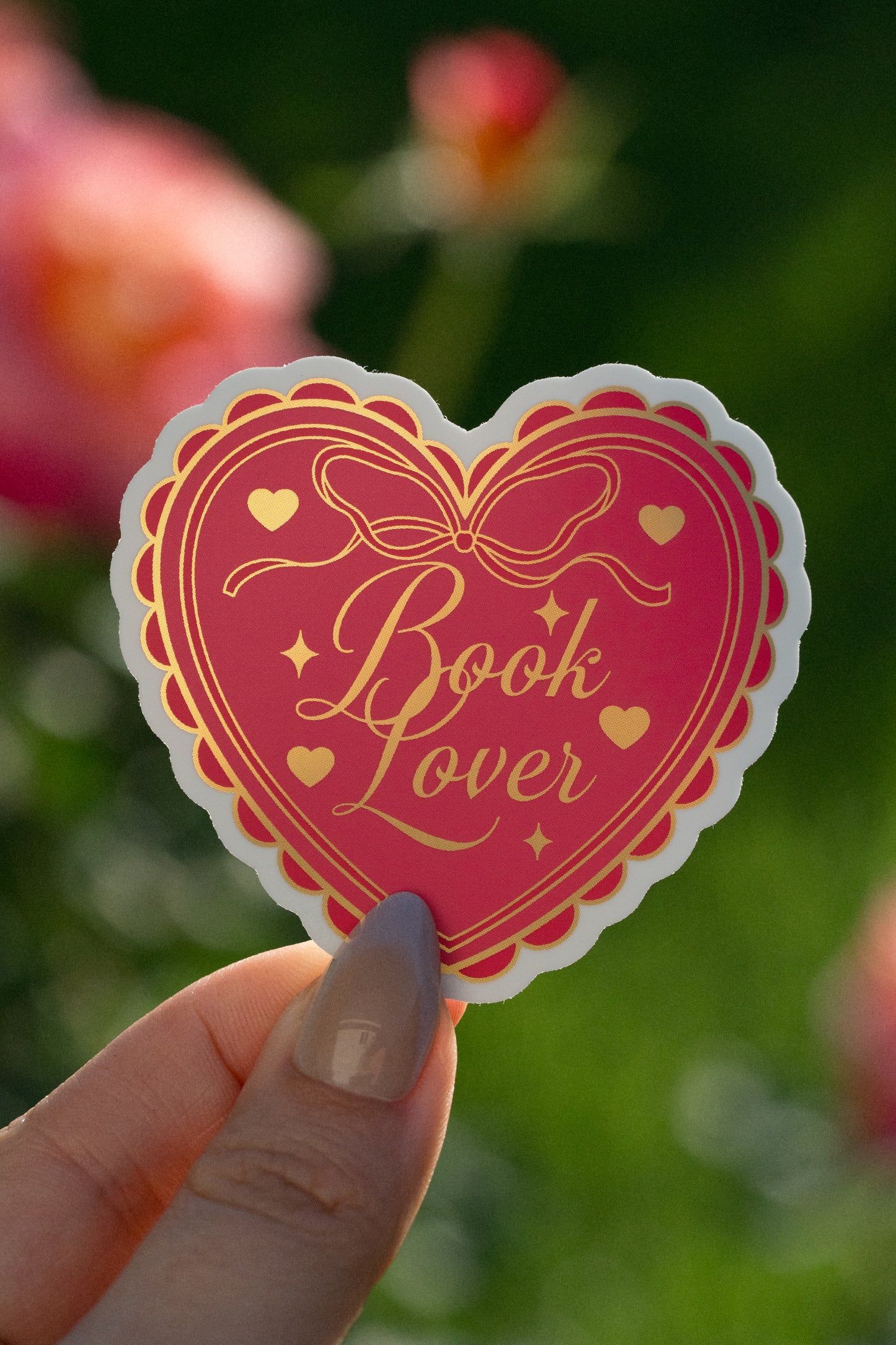 Book Lover Vinyl Sticker