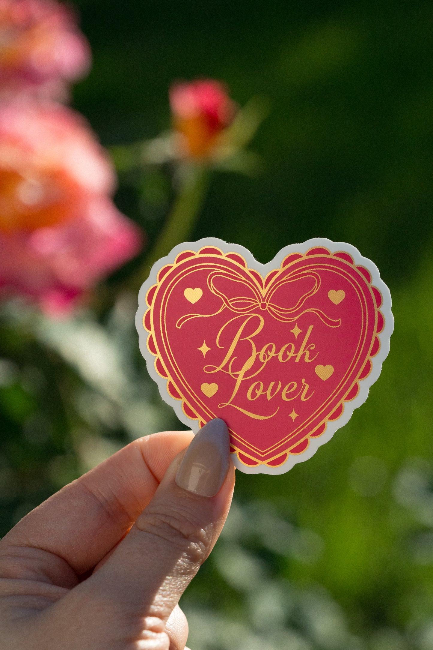 Book Lover Vinyl Sticker
