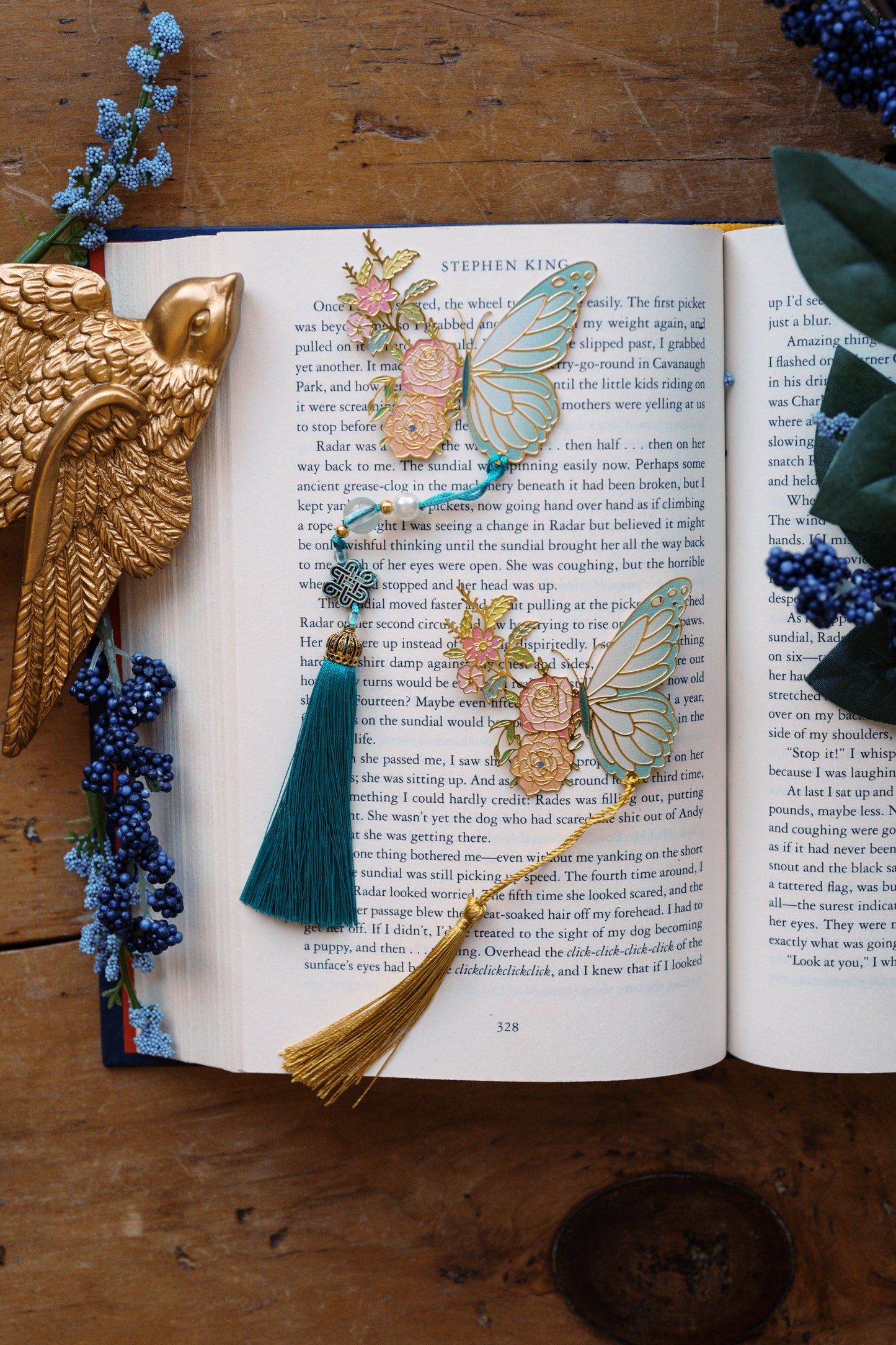 Butterfly Metal Bookmark