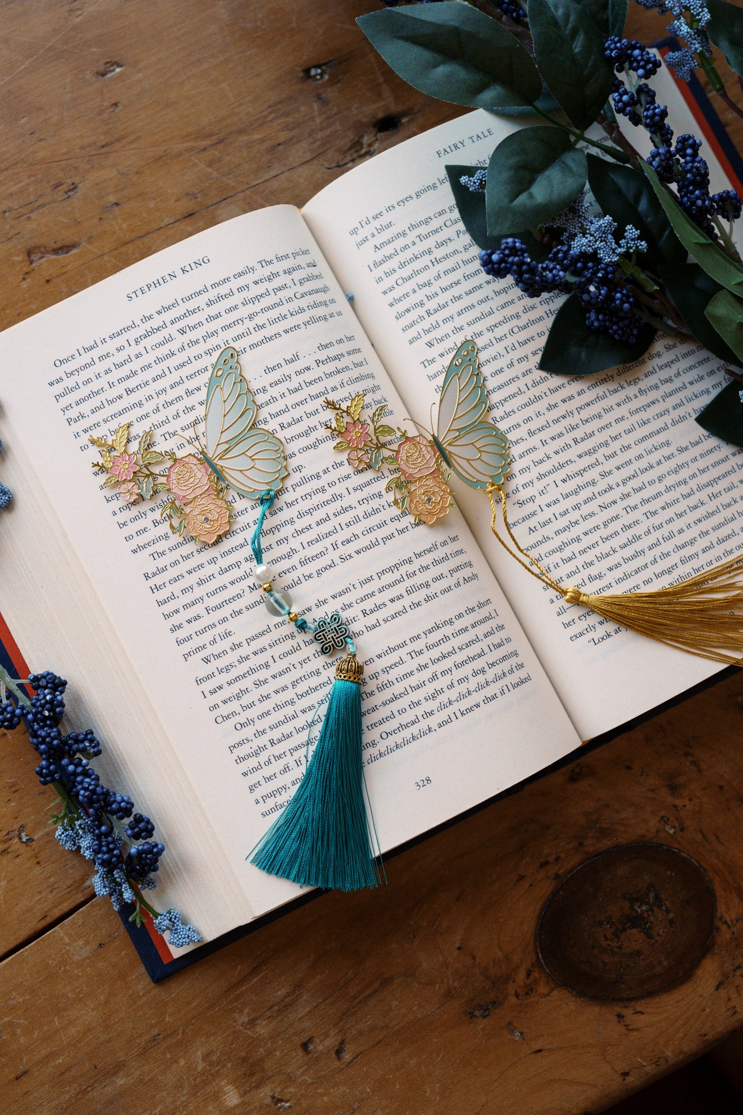 Butterfly Metal Bookmark