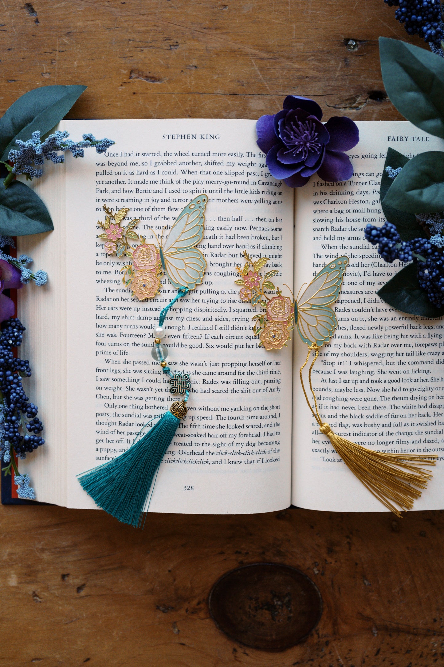 Butterfly Metal Bookmark