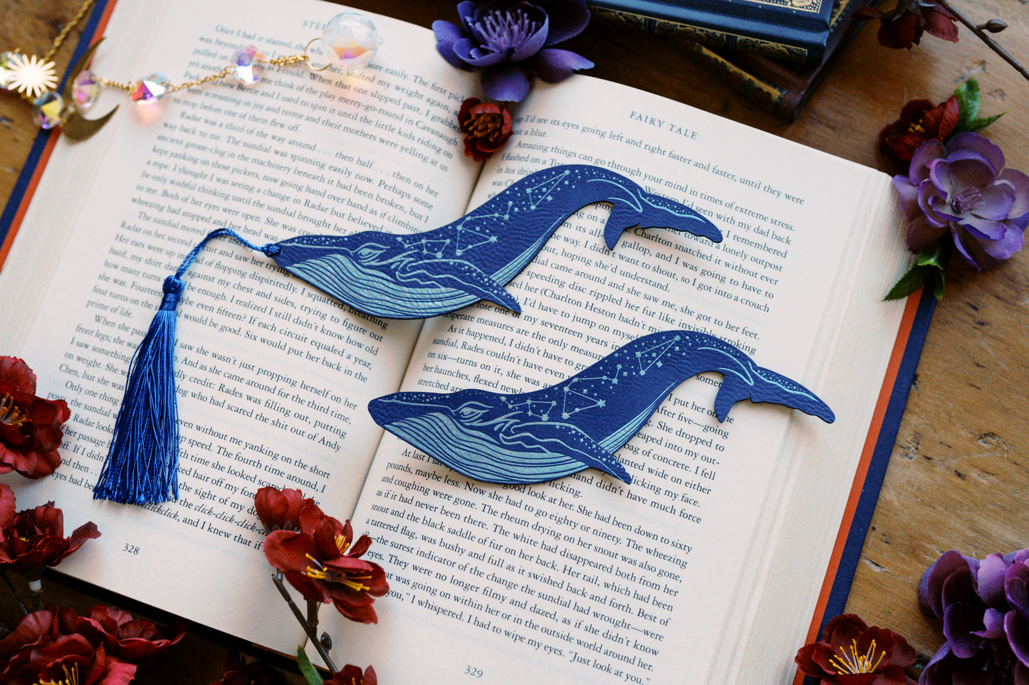 Celestial Whale Bookmark