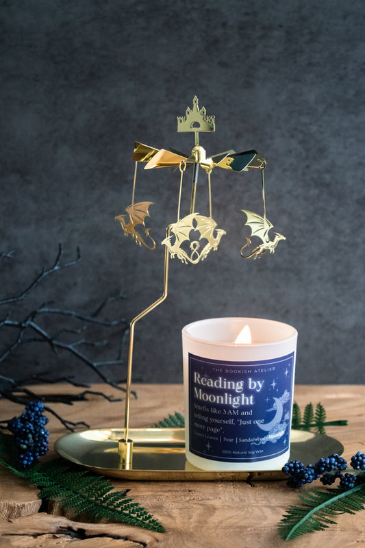 Dragons and Castle Candle Carousel