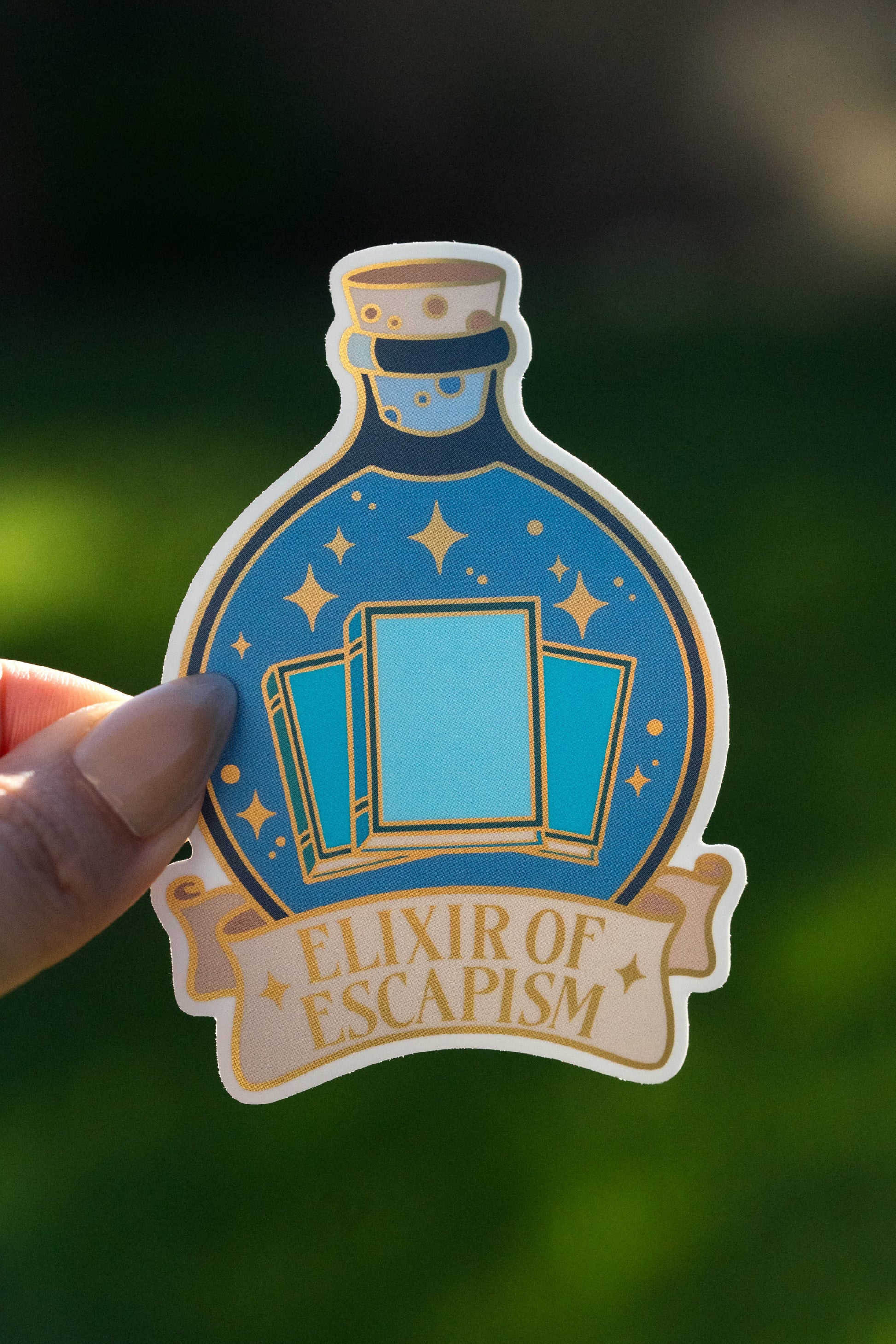 Elixir Brew Sticker Elixir of Escapism Sticker – The Bookish Atelier