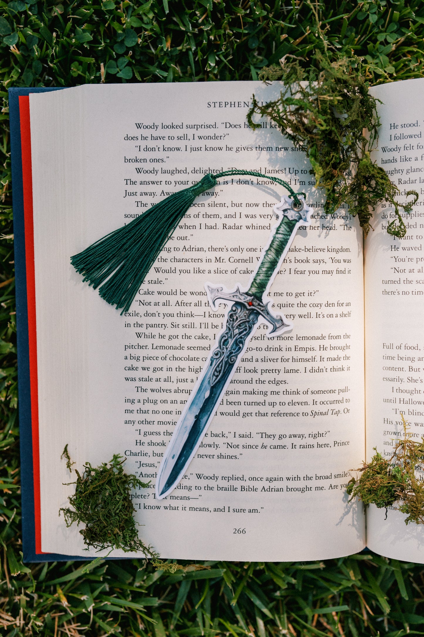 Emerald Saber Bookmark