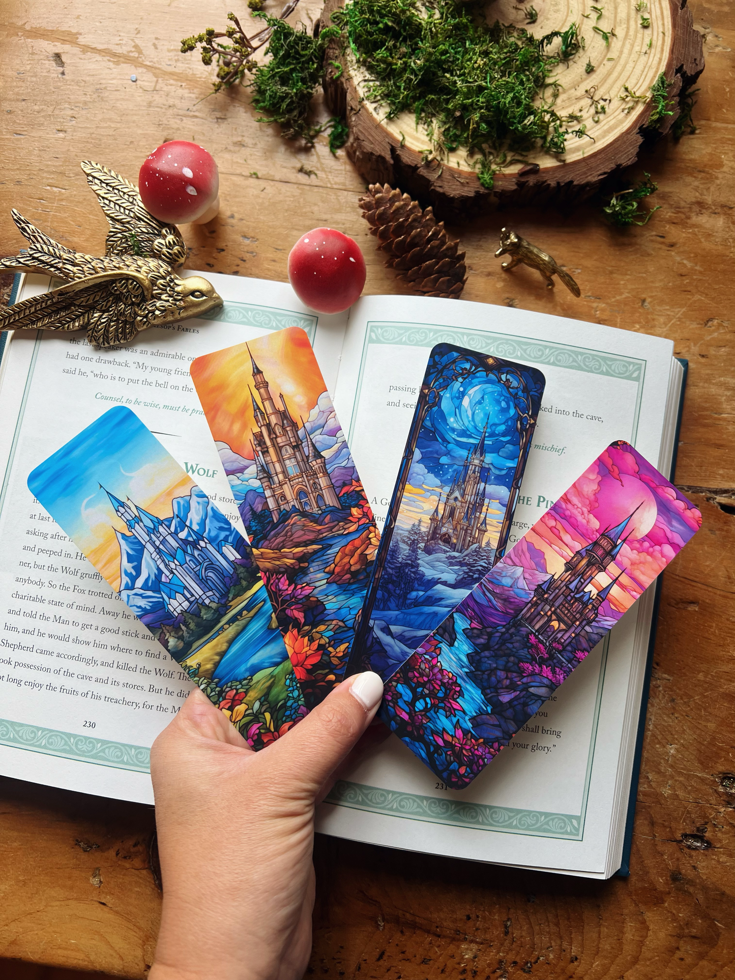 Fantasy Castle Bookmarks